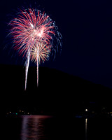 Fireworks over Deep Creek Lake 2009