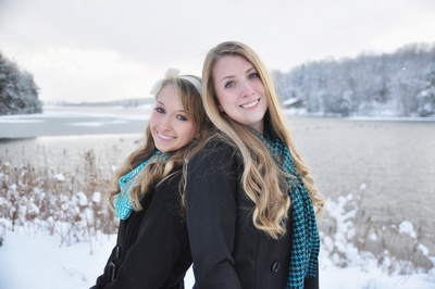 Sisters in the Snow
