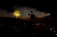 Fireworks over Deep Creek Lake 2012