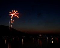 Fireworks over Deep Creek Lake 2010