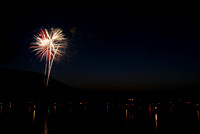Fireworks over Deep Creek Lake 2010